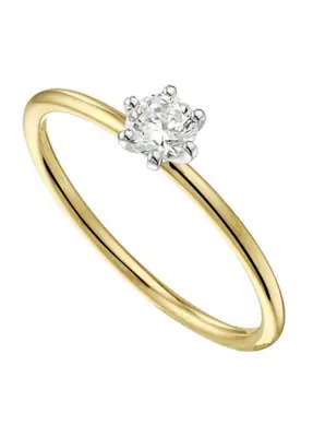 0549-025 Verlovingsring met 0.25 crt labgrown briljant 42.08665 bij CD Juwelier