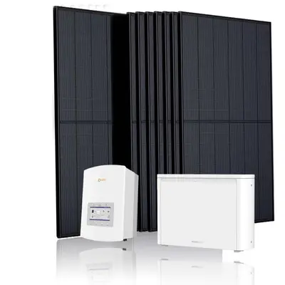 12 zonnepanelen set met Solis Hybride omvormer bij Simply Solar