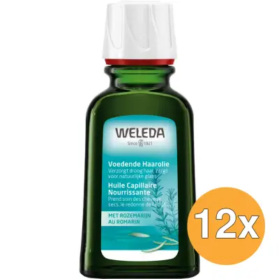 12x WELEDA Voedende haarolie (50 ml) bij InternetDrogisterij