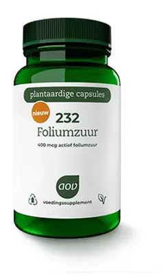 232 Foliumzuur 400 mcg (60 caps) bij Vitaminadviceshop