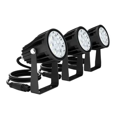 3 x 6W RGB+CCT LED-tuinlamp+voedingskabelset bij LEDStripXL