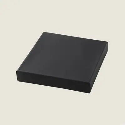 3D canvasdoek - zwart - 20x20 cm bij Pipoos