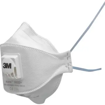 3M Aura 9322+ stofmasker FFP2 + ventiel bij WorkWear4All
