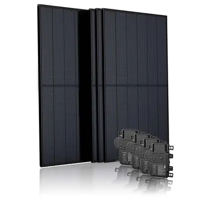 4 zonnepanelen set met Enphase micro-omvormers bij Simply Solar