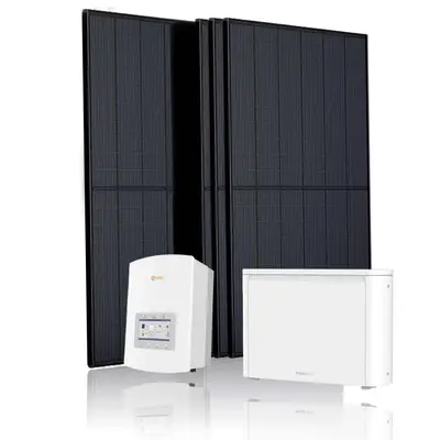 4 zonnepanelen set met Solis Hybride omvormer bij Simply Solar