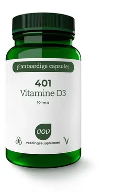 401 Vitamine D3 10 mcg (60 capsules) bij Vitaminadviceshop