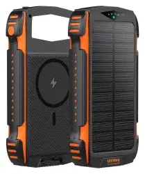 4smarts UltiMag TitanPack Solar MagSafe Powerbank 20.000 mAh Oranje bij GSMpunt