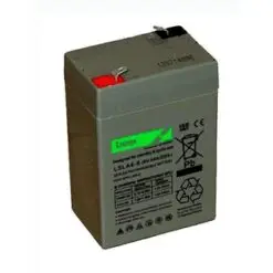 6V- 5Ah loodaccu (1mtr ivm post) [SLA5-6] bij Quartel Modelbouw