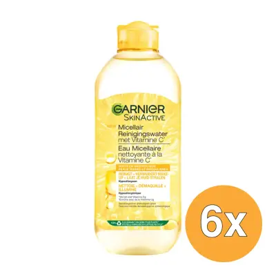 6x Garnier Skin Active Micellair Water Vitamine C (400 ml) bij InternetDrogisterij