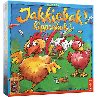 999 games bordspel jakkiebak! kippenkak! bij ilovespeelgoed