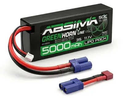 ABSIMA LIPO ACCU 11.1V 5000MAH 50C bij Wouters Modelbouw
