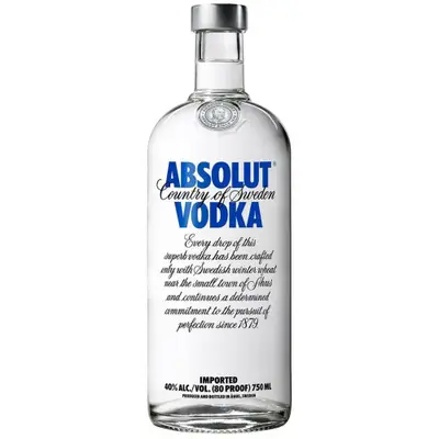 Absolut Vodka 50cl bij Whisky.nl