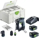 accu schroefboormachine festool CXS12 2.5-SET 10.8V 3-7 werkdagen 12.0V/2.5Ah Li-ionCap. boren 35/10mm2 accu's en lader bij Groenhart