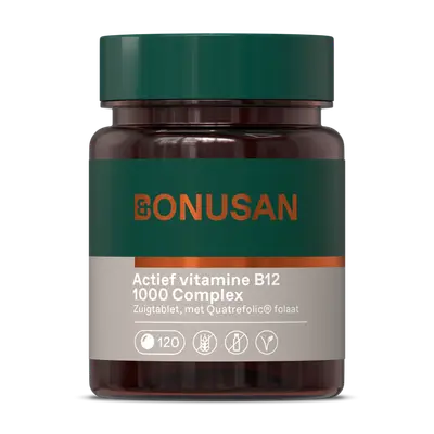 Actief vitamine B12 1000 Complex (120 zuigtabletten) bij Vitaminadviceshop