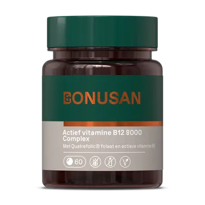 Actief vitamine B12 8000 Complex (60 zuigtabletten) bij Vitaminadviceshop