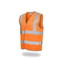 Active Gear FUSION hi-vis veiligheidshesje oranje bij Coolsafety