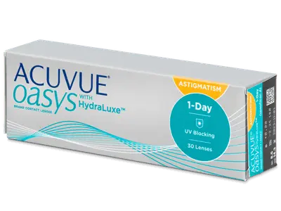 Acuvue Oasys 1-Day with HydraLuxe for Astigmatism (30 lenzen) bij Alensa