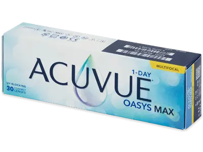 Acuvue Oasys Max 1-Day Multifocal (30 lenzen) bij Alensa