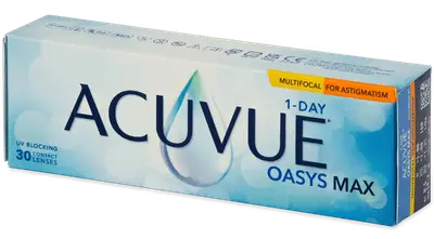 Acuvue Oasys Max 1-Day Multifocal for Astigmatism bij Pearle Opticiens
