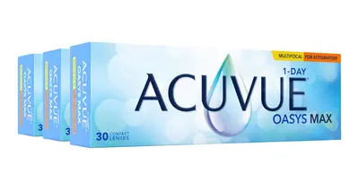Acuvue Oasys Max 1-Day Multifocal for Astigmatism (90 pack) bij LensOnline