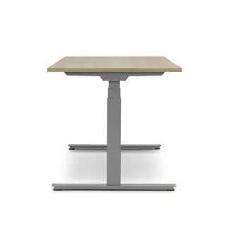 Adjustme Zit-sta bureau InMotion | aluminium frame bij Bureaustoelexpress
