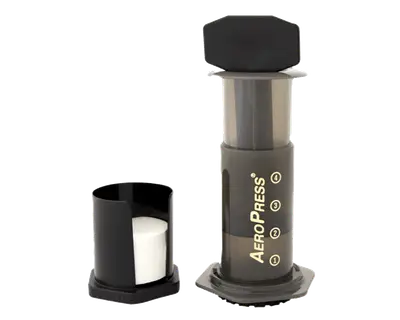 AeroPress koffiezetapparaat bij Bocca Coffee