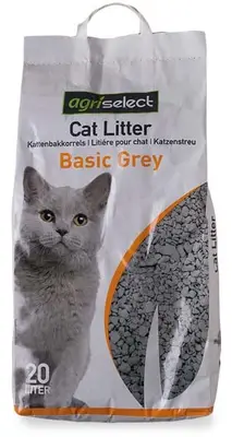 Agri Select Basic Grey- kattenbakvulling bij Welkoop