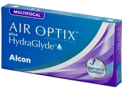Air Optix plus HydraGlyde Multifocal (6 lenzen) bij Alensa