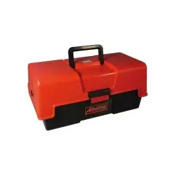 Albatros 2-Ladige Viskoffer Groot - Rood 43x21x20 cm bij Viskick