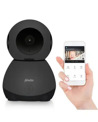 Alecto Smartbaby Wifi Babyfoon Zwart bij Babyplanet