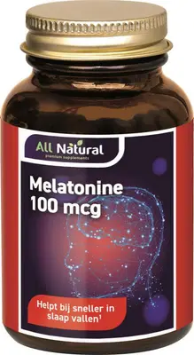 All Natural Melatonine 100Mcg bij Vitatheek