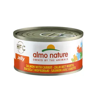 Almo Nature HFC Jelly Kattenvoer Zalm-Wortel 70gr bij Discus