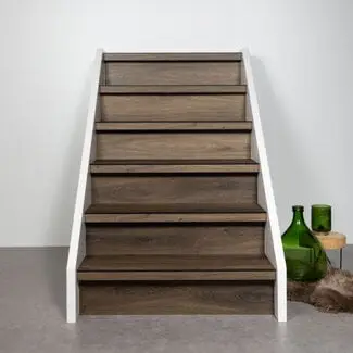 Amber Wood | pvc | doe-het-zelf traprenovatie set bij Stairscompany