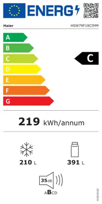 Amerikaanse Koelkast Haier HSW79F18CIMM bij Witgoed Service C.C.
