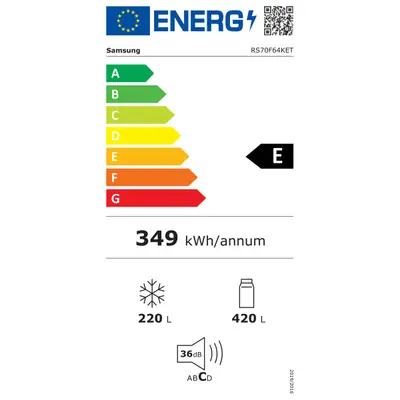 Amerikaanse Koelkast Samsung RS70F64KETEF bij Witgoed Service C.C.