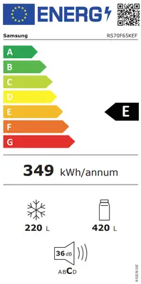 Amerikaanse Koelkast Samsung RS70F65KEFEF bij Witgoed Service C.C.