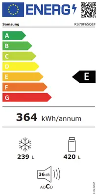Amerikaanse Koelkast Samsung RS70F65QEFEF bij Witgoed Service C.C.