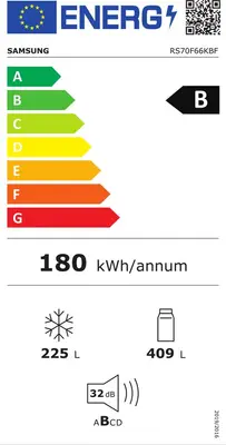 Amerikaanse koelkast Samsung RS70F66KBFEF bij Witgoed Service C.C.