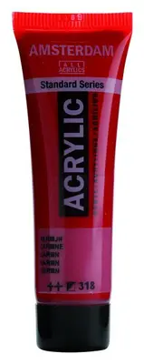 Amsterdam Acrylverf - 20ml - Carmine bij HobbyVision