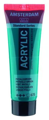 Amsterdam Acrylverf - 20ml - Phtalogroen bij HobbyVision