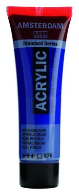 Amsterdam Acrylverf - 20ml - Phthalo Blue bij HobbyVision