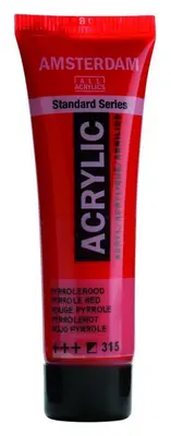 Amsterdam Acrylverf - 20ml - Pyrrole Red bij HobbyVision