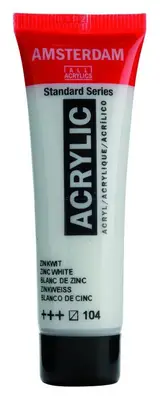 Amsterdam Acrylverf - 20ml - Zinc White bij HobbyVision