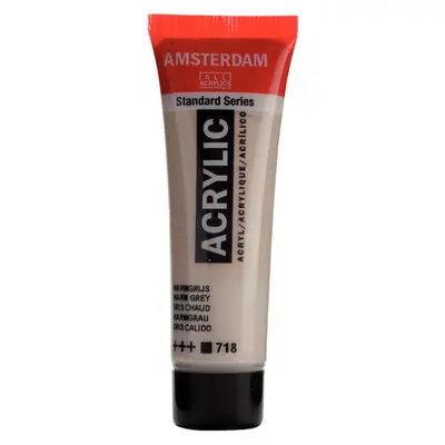 Amsterdam Standard Acrylverf Tube 20 ml Warmgrijs 718 bij Art en Hobby