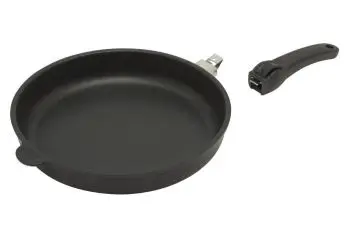 AMT Gastroguss Inductie koekenpan 32cm met afneembare handgreep bij Kookshop de Pepermolen