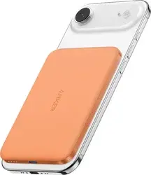 Anker Nano 5.000 mAh MagGo Draadloze MagSafe / Qi2 Powerbank Reisformaat Oranje bij GSMpunt