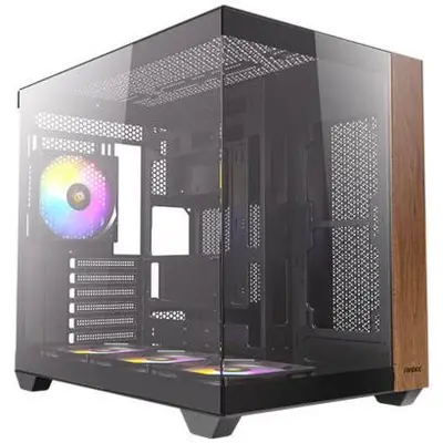 Antec CX800 Wood ARGB behuizing zwart bij Yorcom