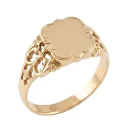 Antieke gouden zegelring, Frankrijk rond 1900 bij Zilver.nl