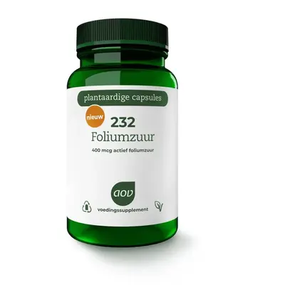 AOV 232 Foliumzuur 400 mcg 60 vcaps bij Superfoodstore