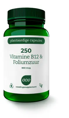 Aov 250 Vitamine B12 & Foliumzuur bij Vitatheek